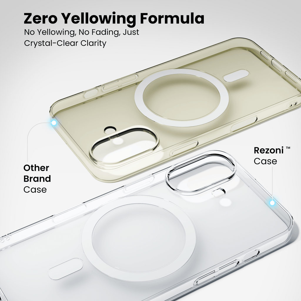 Anti-Yellow Magsafe Clear Case